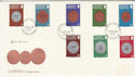 1979-02-13 Guernsey Definitive Coin Stamps FDC (62741)