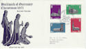 1971-10-27 Guernsey Christmas Churches Stamps FDC (62758)