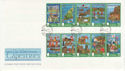 1998-02-10 Guernsey Tapestries Stamps FDC (62827)