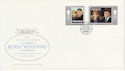 1986-07-23 Guernsey Royal Wedding Stamps FDC (62856)