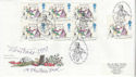 1993-11-09 Christmas Stamps Portsmouth FDC (62995)