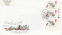 1993-11-09 Christmas Stamps T/L Rochester FDC (62997)