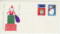 1966-12-01 Christmas Stamps No Pmk FDC (63225)