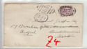 Queen Victoria Stamp Used on Cover (63449)