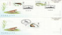 2001-07-10 Pond Life Stamps x4 SHS FDC (63531)