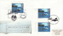 1997-08-23 Aircraft Stamps Double Dated Souv (63573)