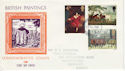 1967-07-10 British Painters Stamps Northampton FDC (63786)