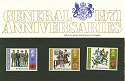 1971-08-25 Anniversaries Stamps Presentation Pack (P32a)