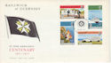 1977-10-25 Guernsey St John Ambulance Stamps FDC (64186)