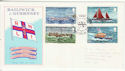 1974-01-15 Guernsey Lifeboat Stamps FDC (64224)