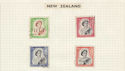 New Zealand Stamps on Page (64467)