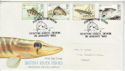 1983-01-26 British River Fish Stamps Newton Abbot FDC (64900)