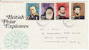 1972-02-16 Polar Explorers Stamps Newcastle FDC (65116)