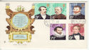 1973-04-18 British Explorers Stamps Thornton cds FDC (65260)
