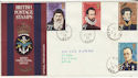 1972-02-16 Polar Explorers Stamps Forces 954 cds FDC (65278)