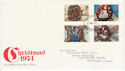 1974-11-27 Christmas Stamps London FDC (65417)