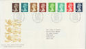 1988-08-23 Definitive Stamps Bureau FDC (66124)