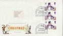 1985-11-19 Christmas Stamps Cylinder Margin FDC (66141)