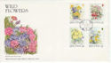 1987-09-09 IOM Wild Flowers Stamps Douglas FDC (66465)