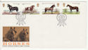 1978-07-05 Horses Stamps Royal Show Kenilworth FDC (66606)