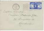 King George VI Stamp Used on Cover 1949 Southport (66820)