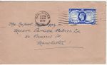 King George VI Stamp Used on Cover 1949 Manchester (66829)