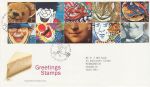 1991-03-26 Greetings Stamps Laughterton FDC (66865)
