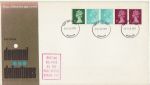 1971-02-15 Definitive Coil Stamps Durham FDC (67077)