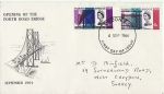 1964-09-04 Forth Road Bridge Stamps London EC FDC (67131)