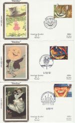 1990-02-06 Greetings Stamps set of 10 Benham FDC (67212)