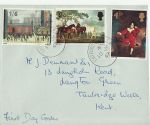 1967-07-10 British Painters Stamps Catford cds FDC (67278)