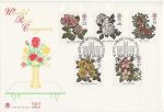 1991-07-16 Roses Stamps Belfast FDC (67387)