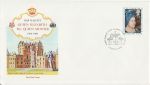 1980-08-04 Queen Mother 80th Stamp Glamis FDC (67406)