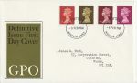 1968-02-05 Definitive Stamps Windsor FDC (67787)
