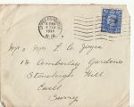 King George VI Stamp Used on Cover Upper Edmonton (67802)