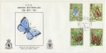 1981-05-13 Butterflies Stamps Rare RAF Gatow Berlin FDC (67838)