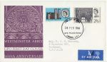 1966-02-28 Westminster Abbey Bureau EC1 FDC (67923)