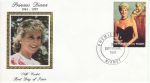 1997-09-30 Du Niger Princess Diana Stamp Silk FDC (67978)