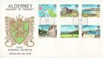 1983-06-14 Alderney Definitive Stamps FDC (68604)