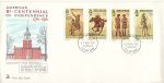 1976-03-12 IOM American Revolution Stamps FDC (68605)