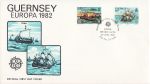 1982-04-28 Guernsey Europa / Ships Stamps FDC (68615)