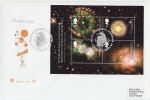 2002-09-24 Astronomy Stamps M/S London W1 FDC (69131)