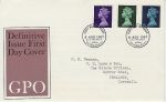 1967-08-08 Definitive Stamps Bureau FDC (69299)