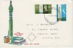 1965-10-08 Post Office Tower Stamps Exeter FDC (69349)