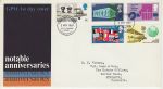 1969-04-02 Anniversaries Stamps Bureau FDC (69389)