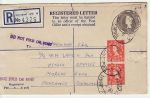 GB QEII 2/- Registered Letter Used Liverpool (69516)