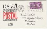 1963-05-07 Paris Postal Conf London Slogan FDC (69628)
