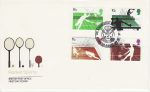 1977-01-12 Racket Sports Stamps Badminton FDC (69783)