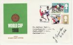 1966-06-01 World Cup Football Stamps Bureau EC1 FDC (69858)