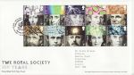 2010-02-25 The Royal Society Stamps T/House FDC (69923)